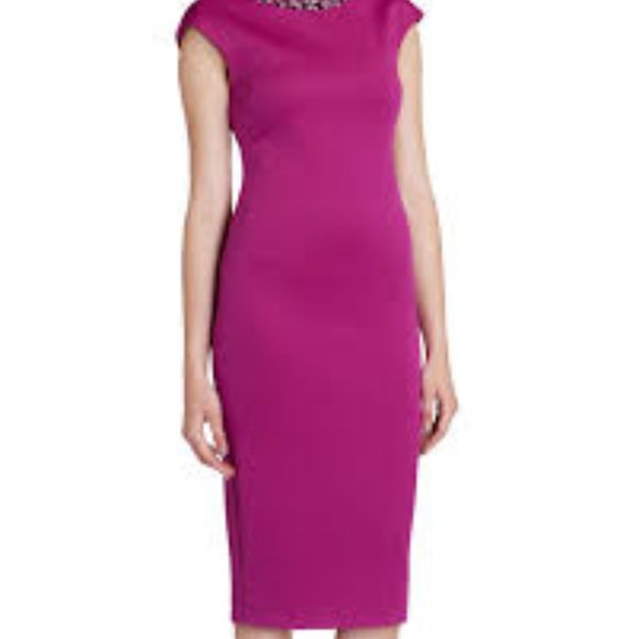 Ted Baker: Elenna Bodycon Embellished midi dress - Picture 1 of 9